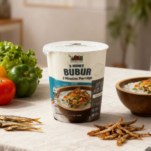 Instant Cup Porridge - Anchovy – Nature's Own Malaysia