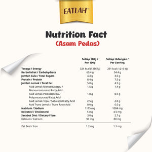 EATLAH Instant Rice - Asam Pedas