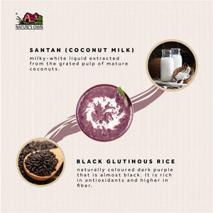 Nature's Own Instant Black Glutinous Rice Dessert - Bubur Pulut Hitam - 黑糯米