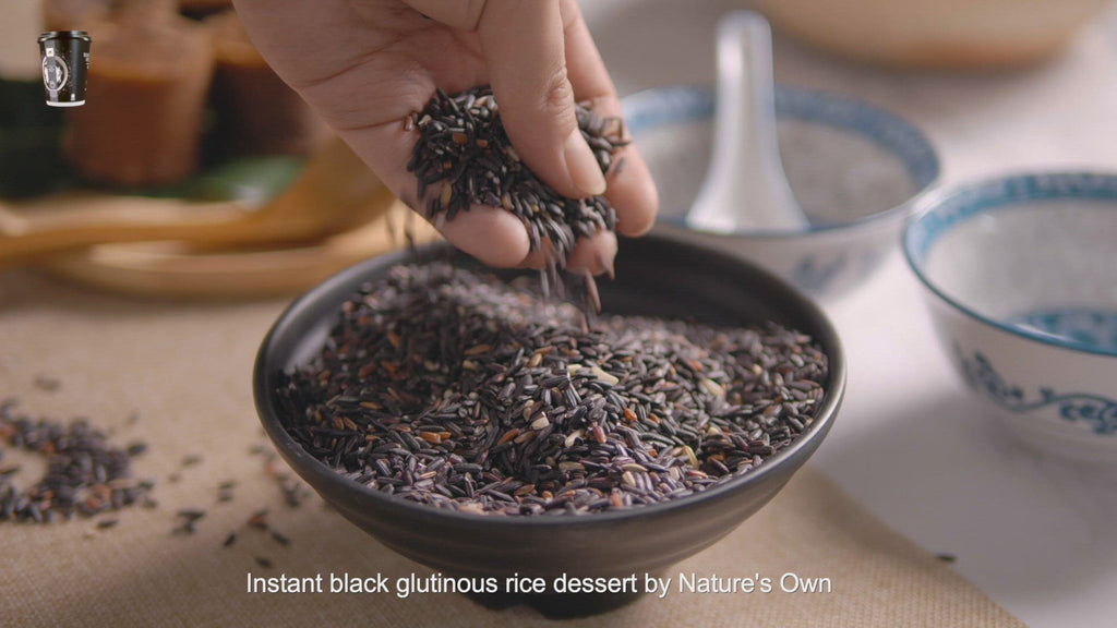 Nature's Own Instant Black Glutinous Rice Dessert - Bubur Pulut Hitam - 黑糯米