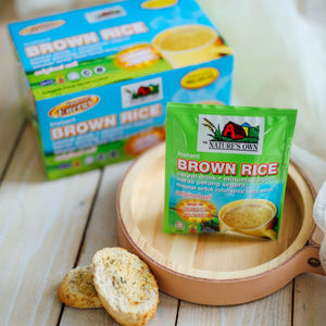 Nature's Own Instant Brown Rice Cereal Drink-Original Flavour - Minuman serbuk instant sereal beras merah-asli - 即溶糙米粉麦片饮品(原味)
